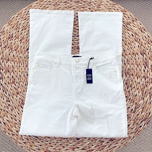 Ann Taylor White Slim Boot Jean - Picture 7 of 16